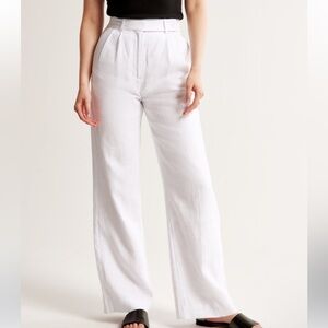A&F Sloane Tailored Premium Linen pants size 30 long